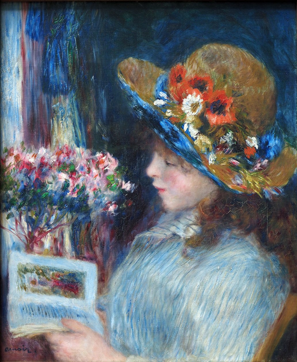 Dívka čtení od Pierre Auguste Renoir