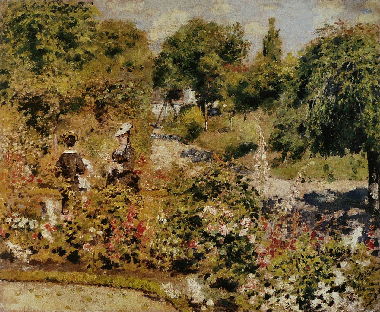 Zahrada ve Fontenay od Pierre Auguste Renoir