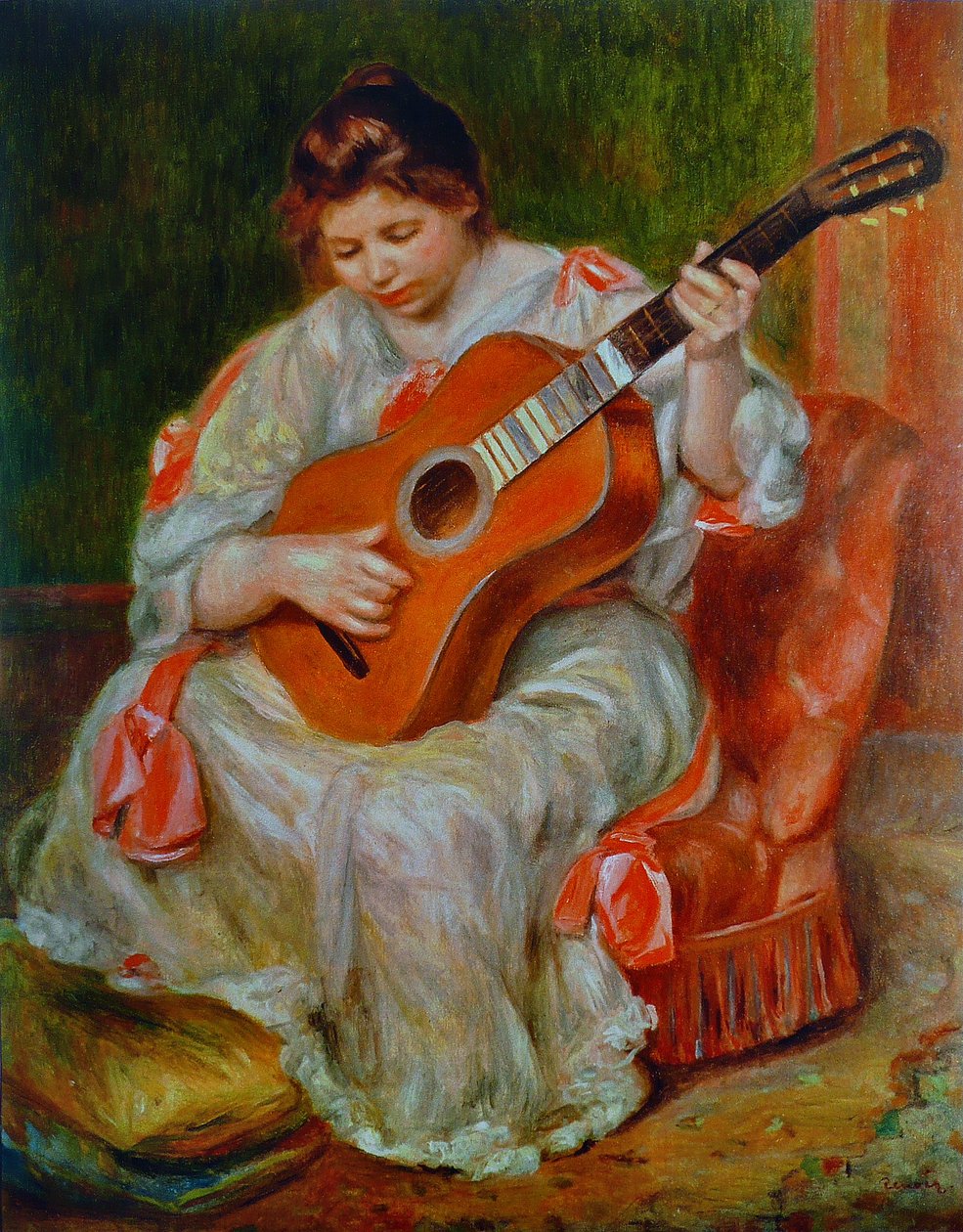 Hráč na kytaru od Pierre Auguste Renoir