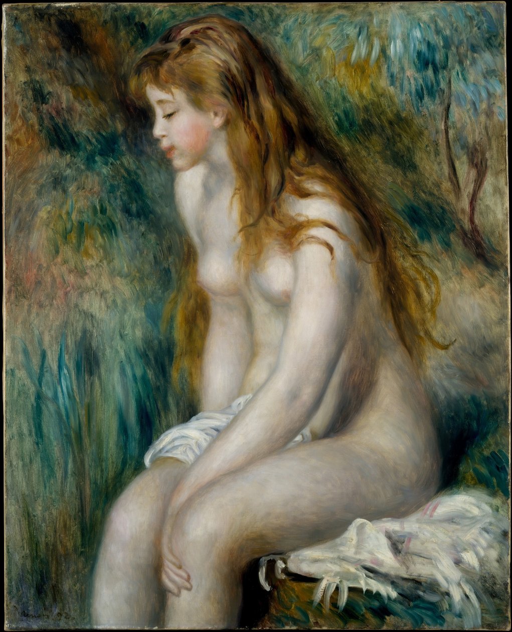 Mladý koupající se od Pierre Auguste Renoir