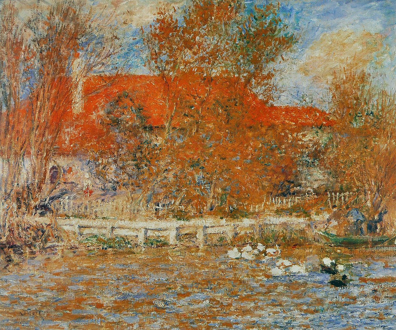 Kachní rybník od Pierre Auguste Renoir