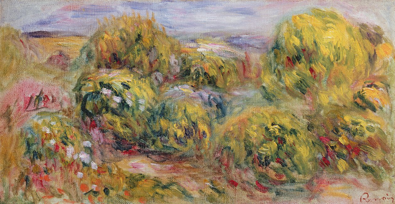 Krajina, 1916 od Pierre Auguste Renoir