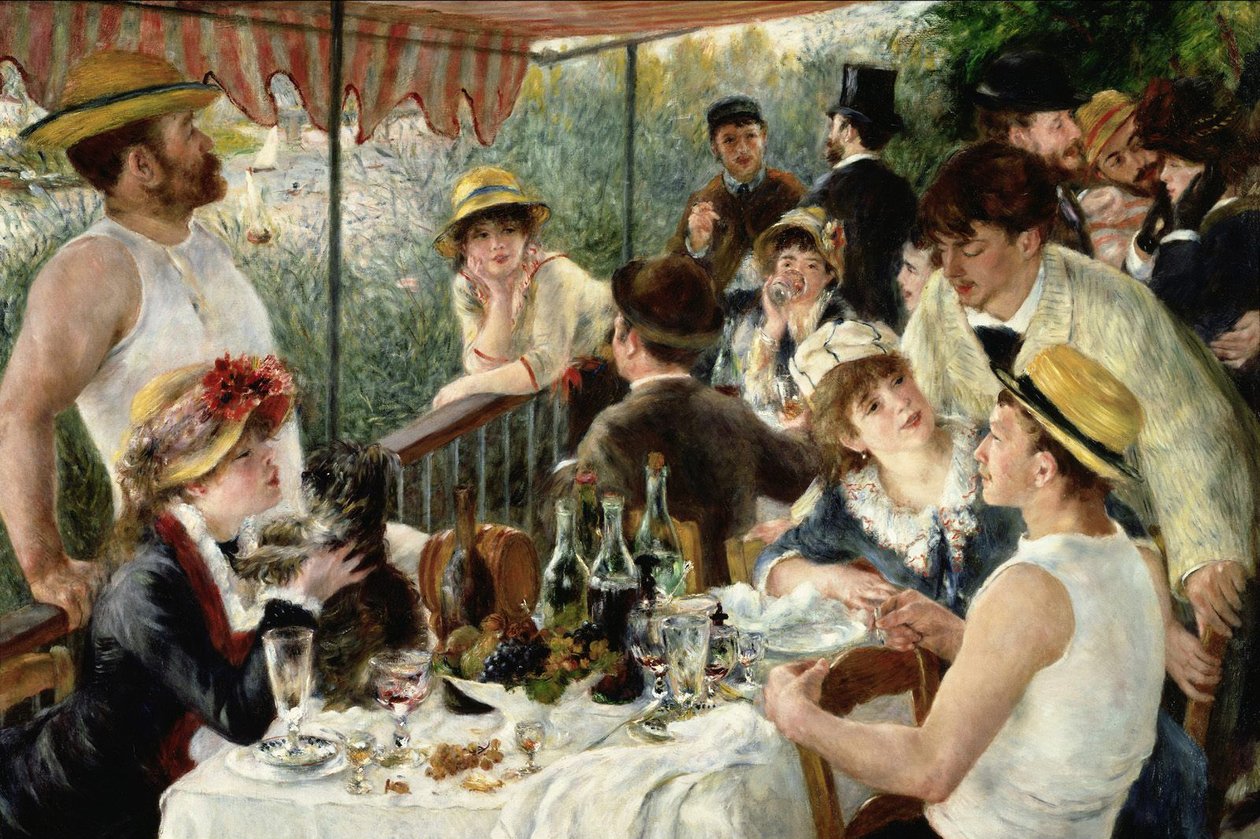 Oběd vodácké party od Pierre Auguste Renoir