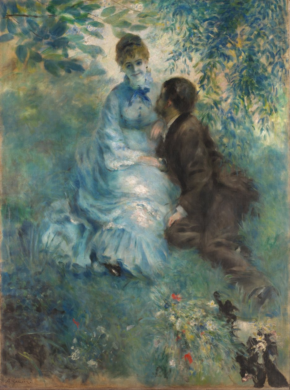 Milenci od Pierre Auguste Renoir
