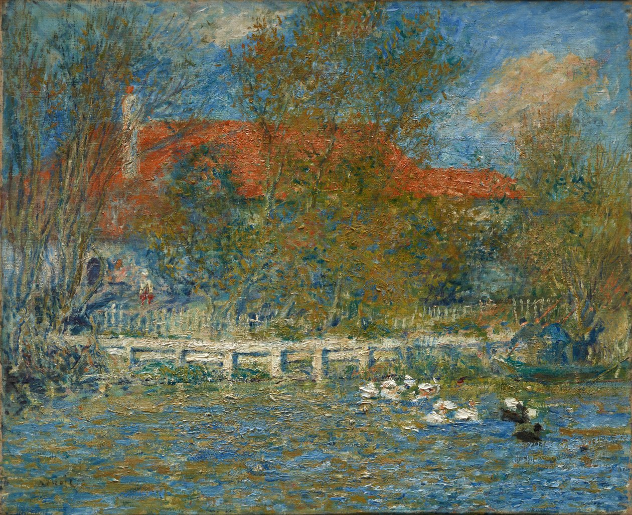 Kachní rybník od Pierre Auguste Renoir