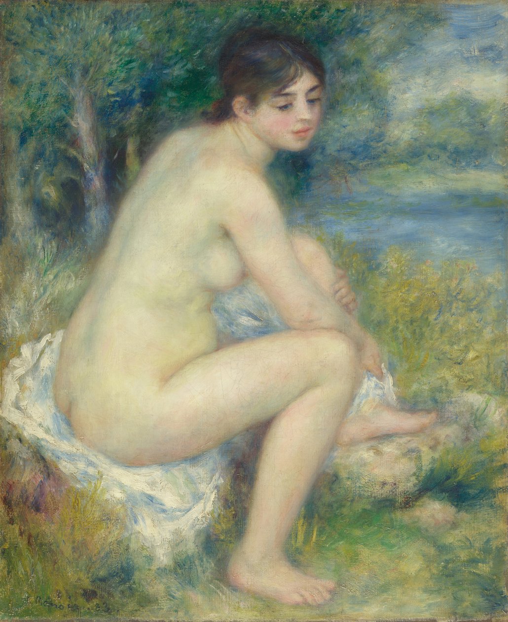 Nahá žena v krajině od Pierre Auguste Renoir