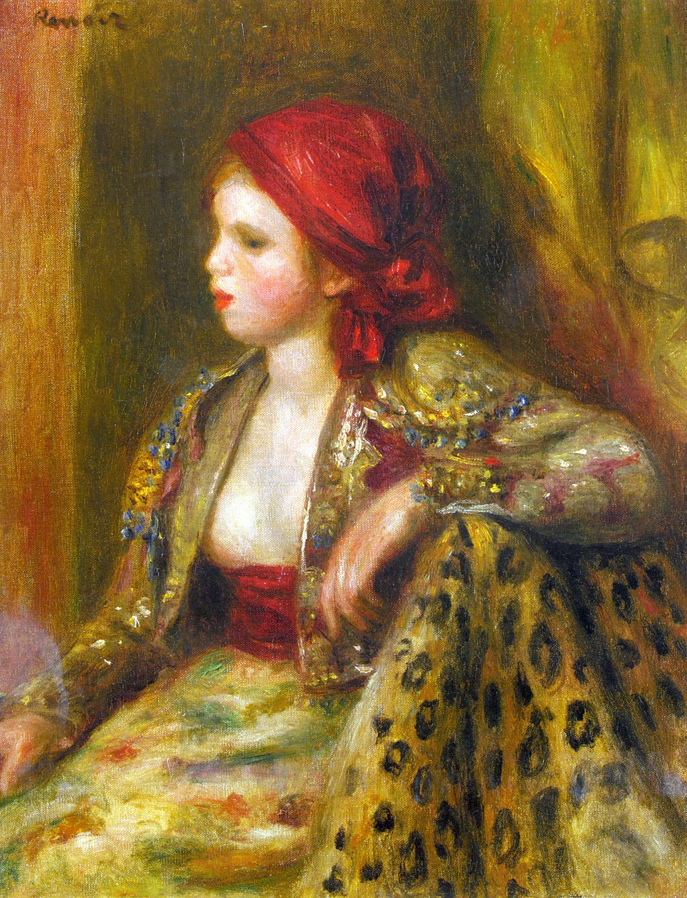 Odalisque od Pierre Auguste Renoir