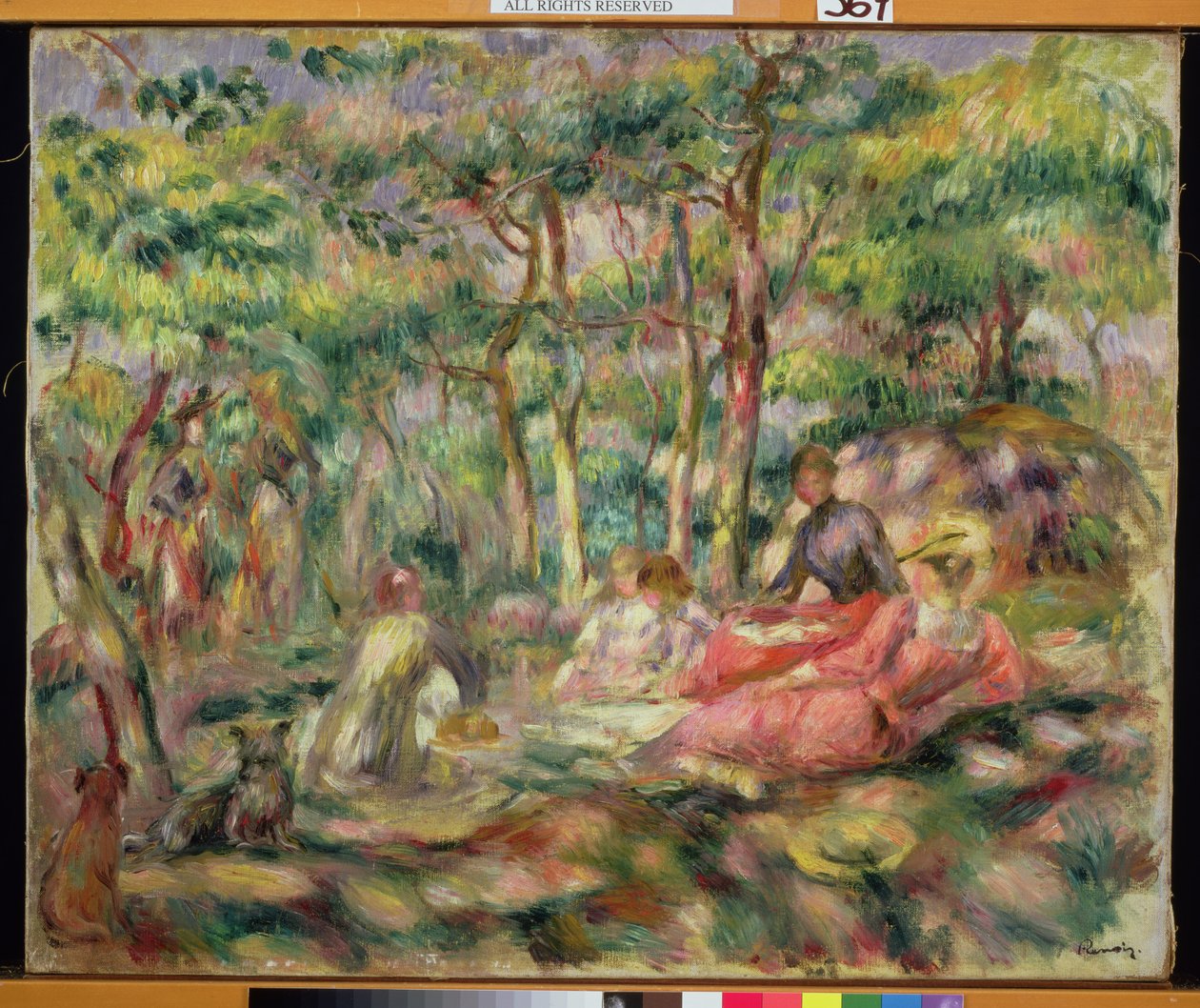 Piknik, kolem roku 1893 od Pierre Auguste Renoir