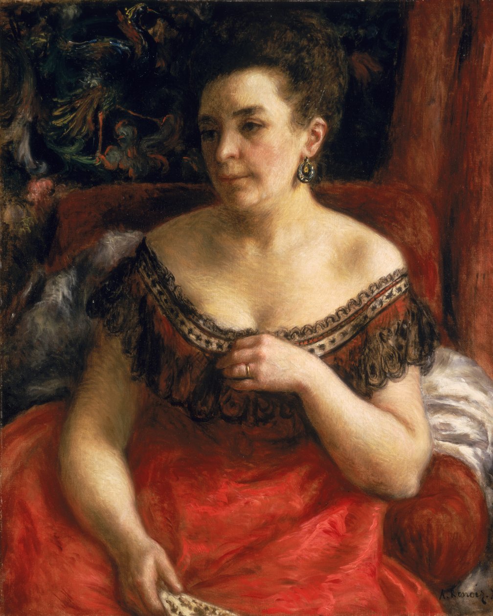 Portrét Blanche Marie Renoir (rozená Blanc) 1870 od Pierre Auguste Renoir