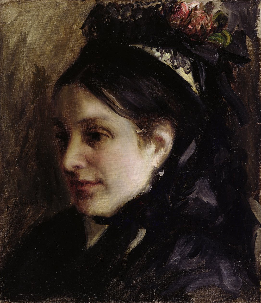 Portrét Rapha Maitre, 1870 od Pierre Auguste Renoir