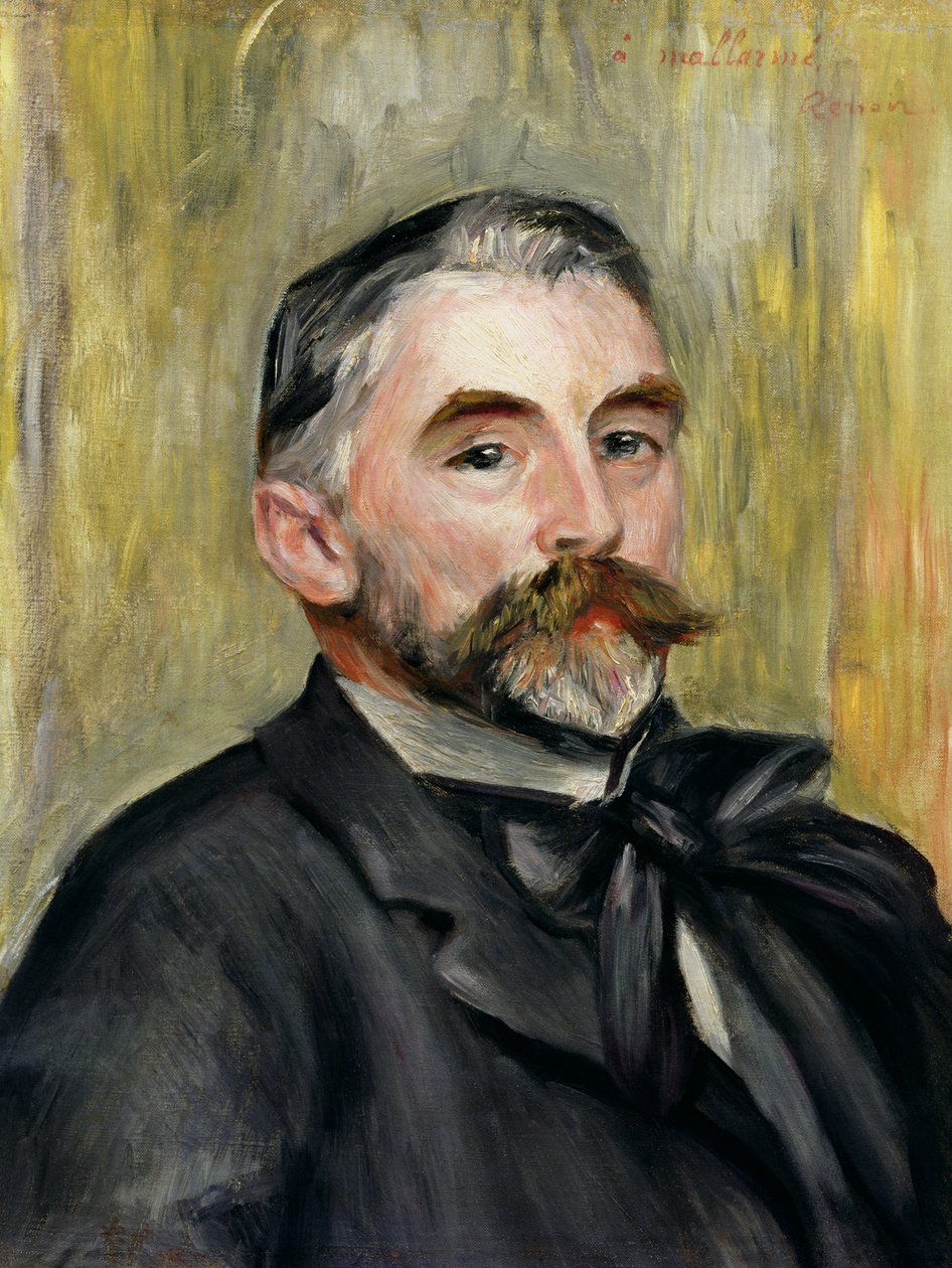 Portrét Stephana Mallarmeho (1842-98) 1892 od Pierre Auguste Renoir