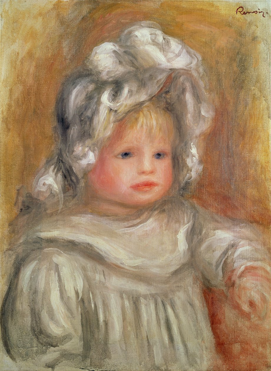 Portrét dítěte od Pierre Auguste Renoir