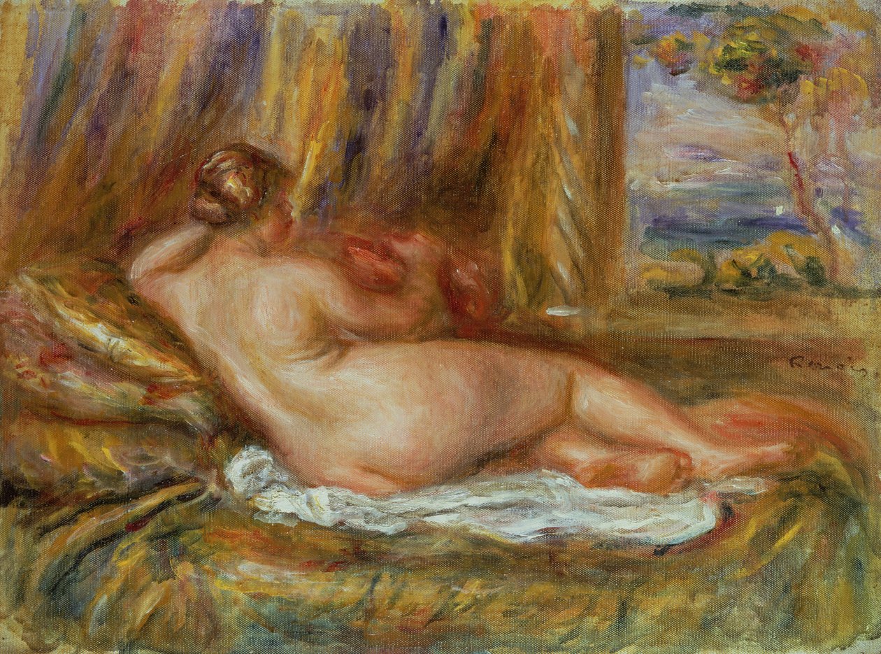 Ležící nahá od Pierre Auguste Renoir