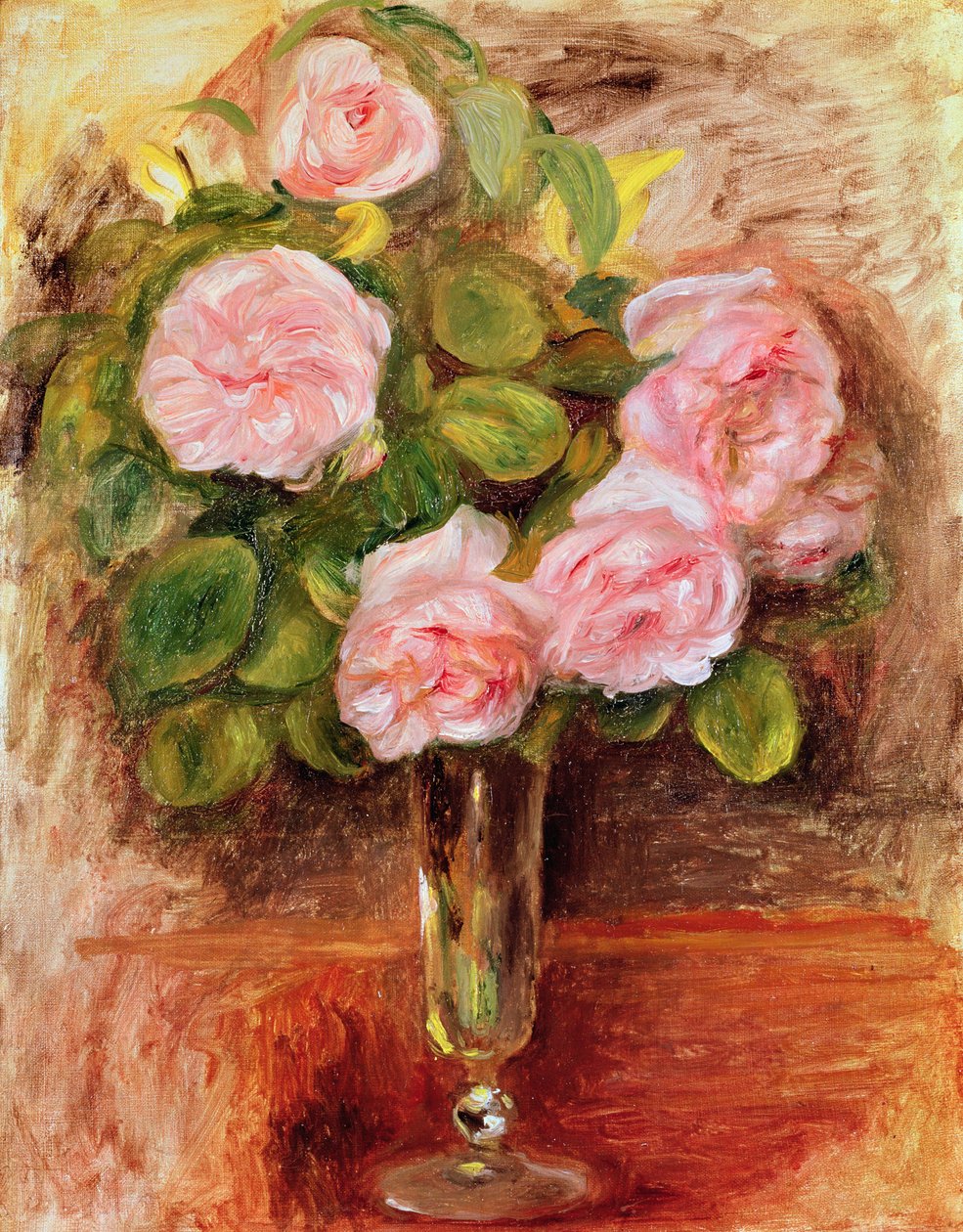 Růže ve váze, 1905 od Pierre Auguste Renoir