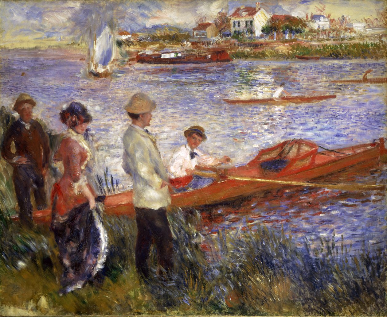 Veslaři na Chatou od Pierre Auguste Renoir