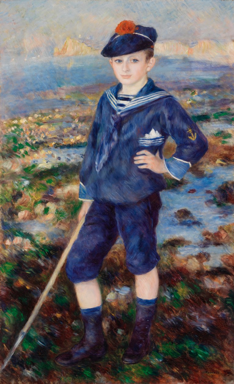 Sailor Boy (Portrét Roberta Nunèse) od Pierre Auguste Renoir