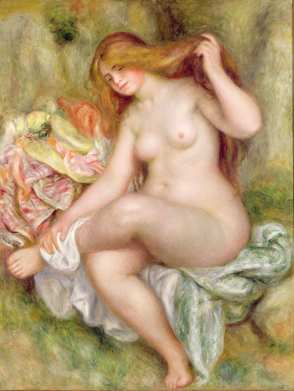 Sedící lazebník, 1903-06 od Pierre Auguste Renoir