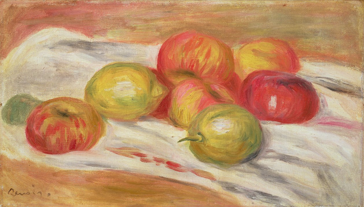 Sedm jablek, 1910 od Pierre Auguste Renoir