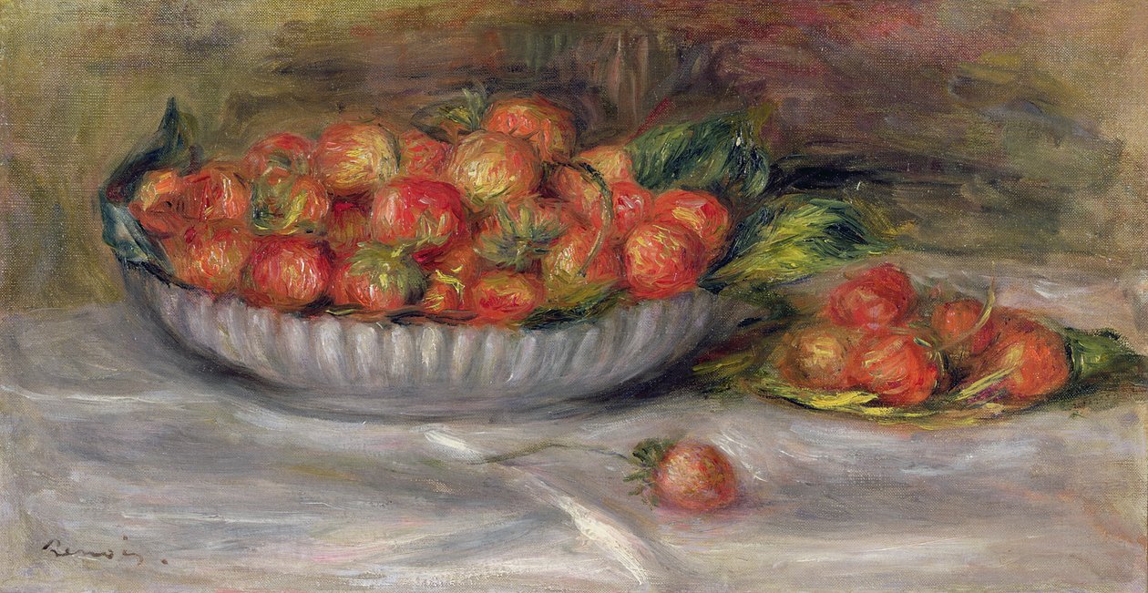 Zátiší s jahodami, 1914 od Pierre Auguste Renoir