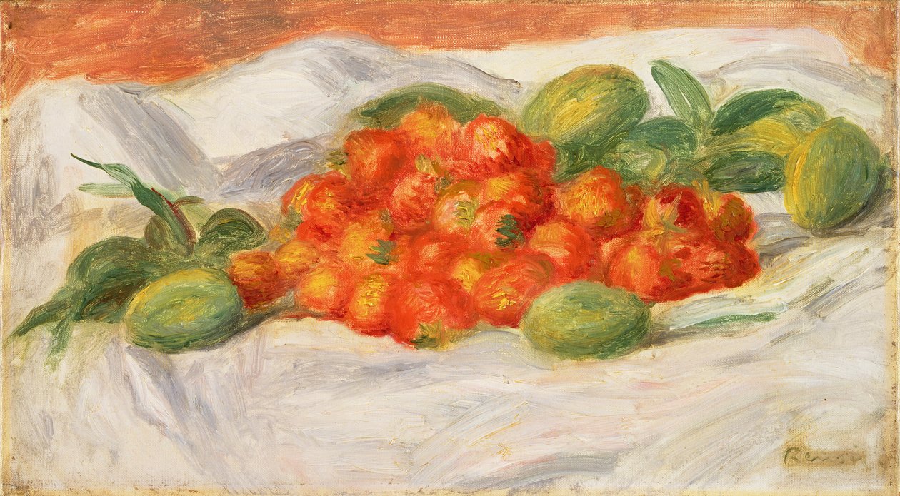 Jahody a mandle, kolem roku 1900 od Pierre Auguste Renoir