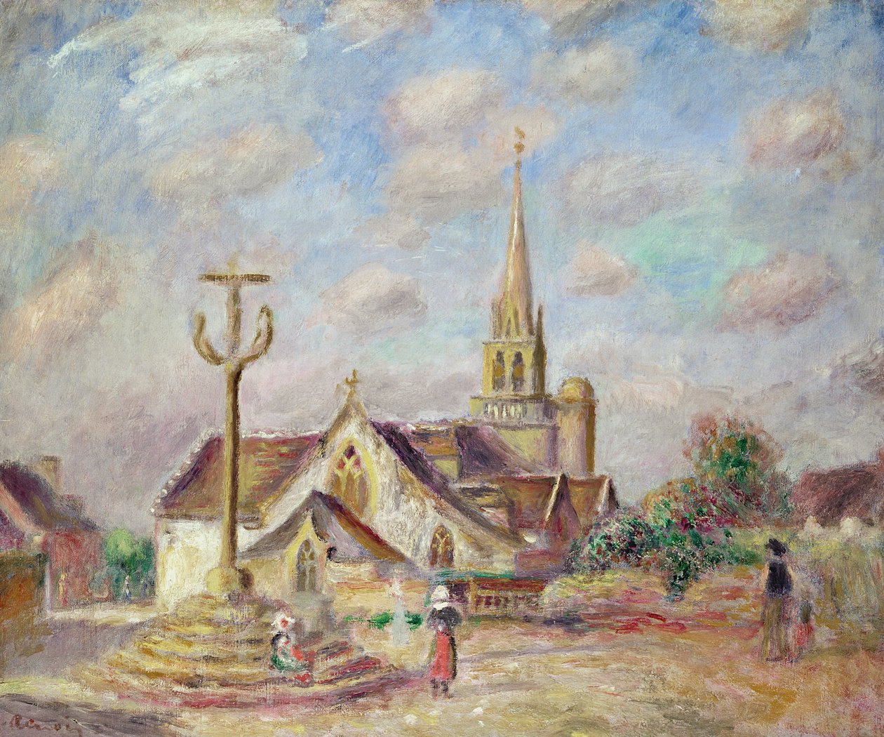 Kalvárie v Pont Aven, kolem roku 1892 od Pierre Auguste Renoir