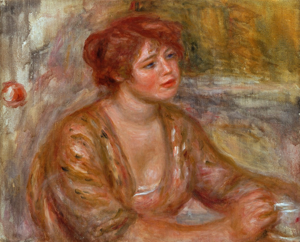 Šálek kávy, Portrét Andree (zvané Dede) 1917 od Pierre Auguste Renoir