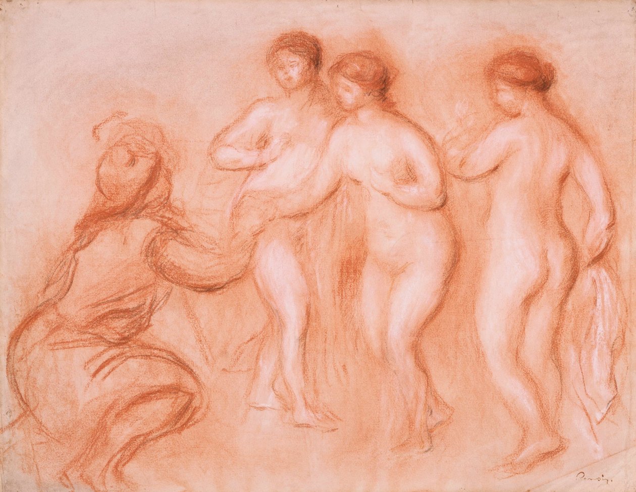 Rozsudek v Paříži od Pierre Auguste Renoir