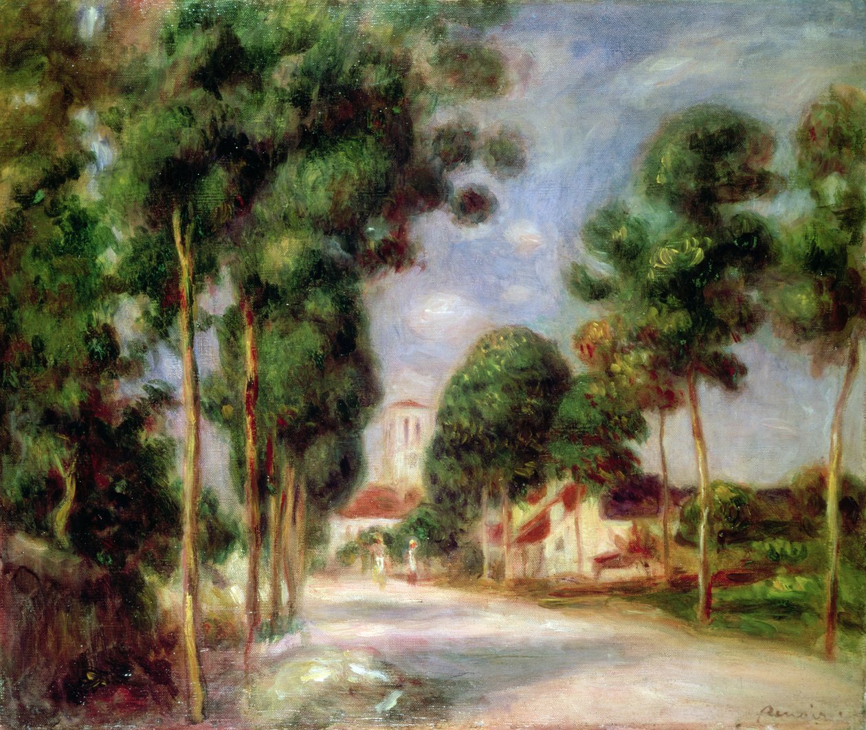 Cesta do Essoyes, 1901 od Pierre Auguste Renoir