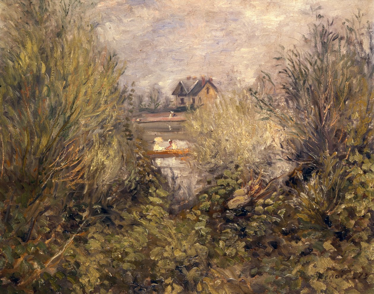 Seina v Argenteuil, 1873 od Pierre Auguste Renoir
