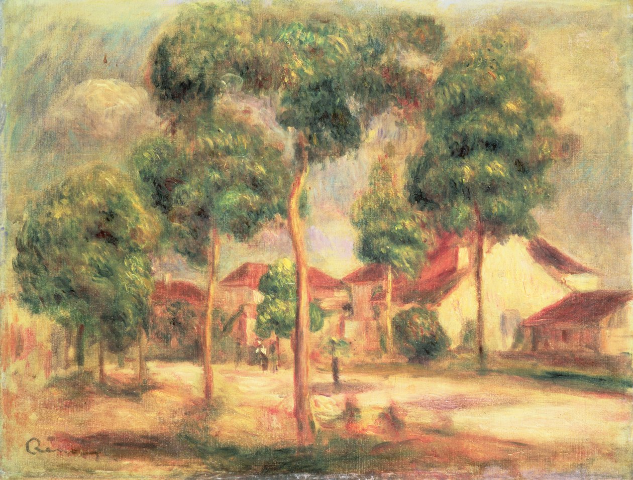The Sunny Road, c.1895 od Pierre Auguste Renoir