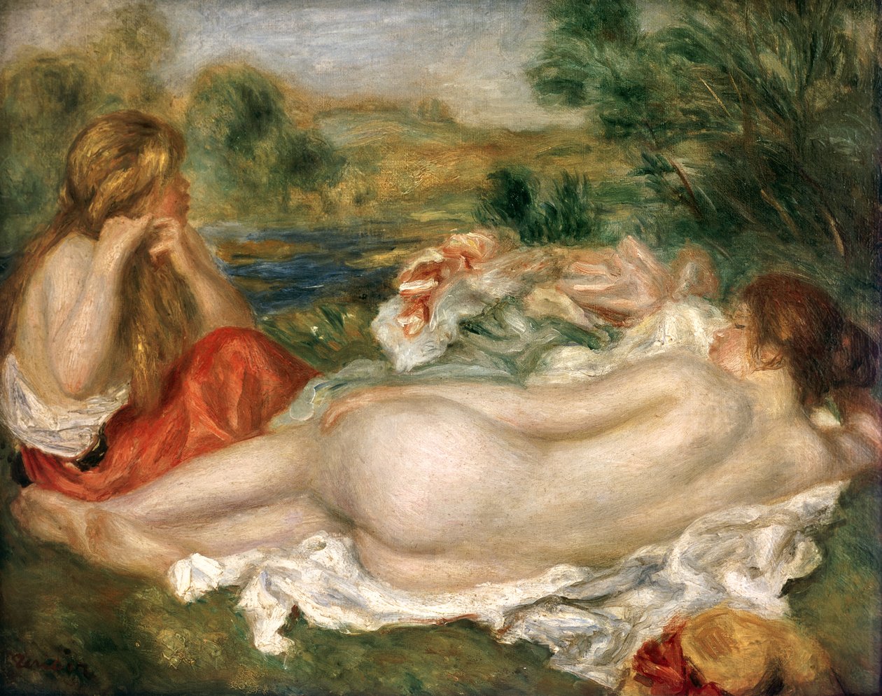 Dva lazebníci, 1896 od Pierre Auguste Renoir