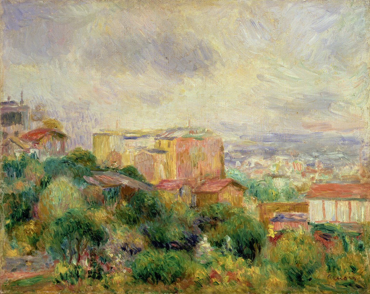 Pohled z Montmartru, 1892 od Pierre Auguste Renoir