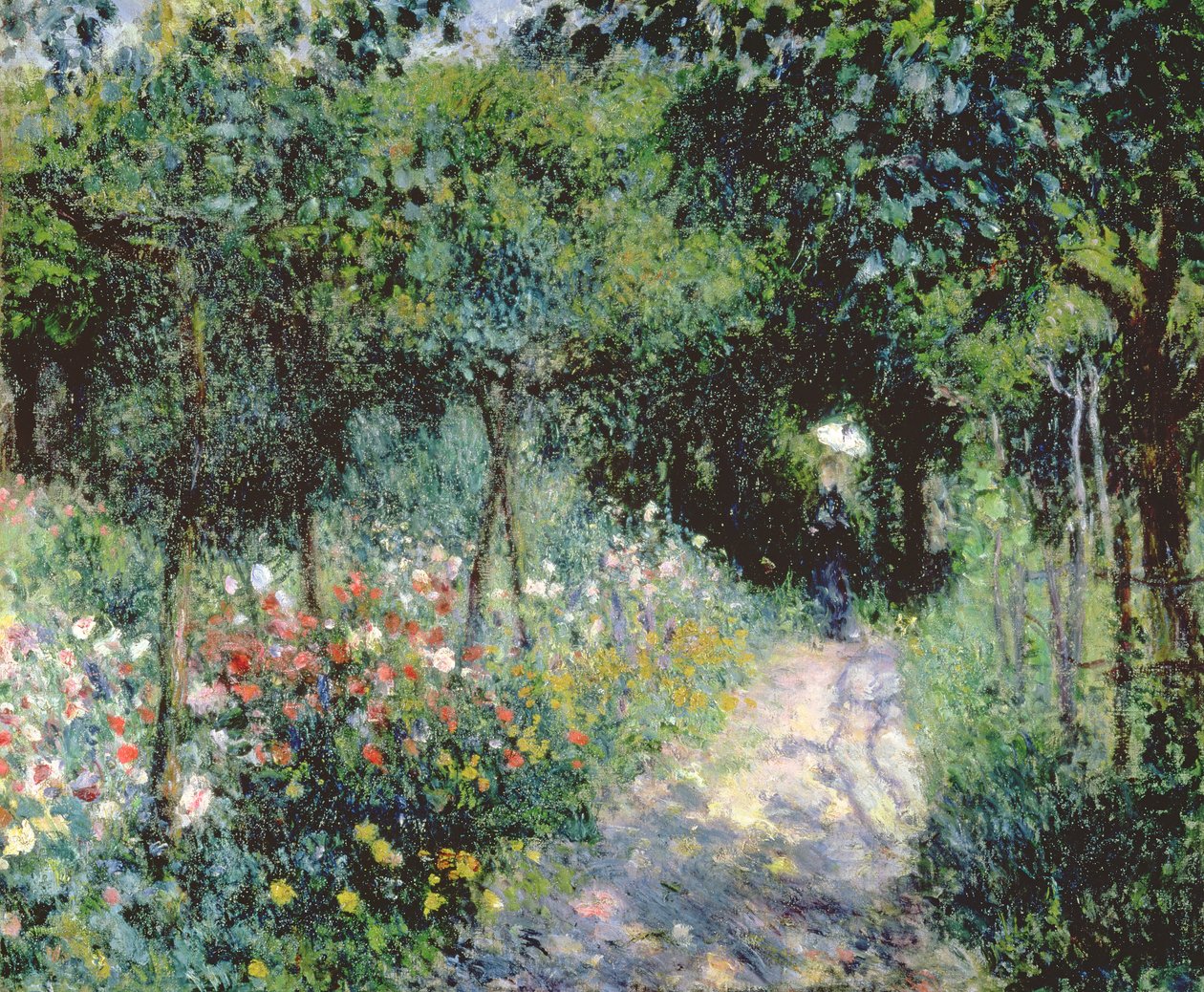 Ženy v zahradě, 1873 od Pierre Auguste Renoir