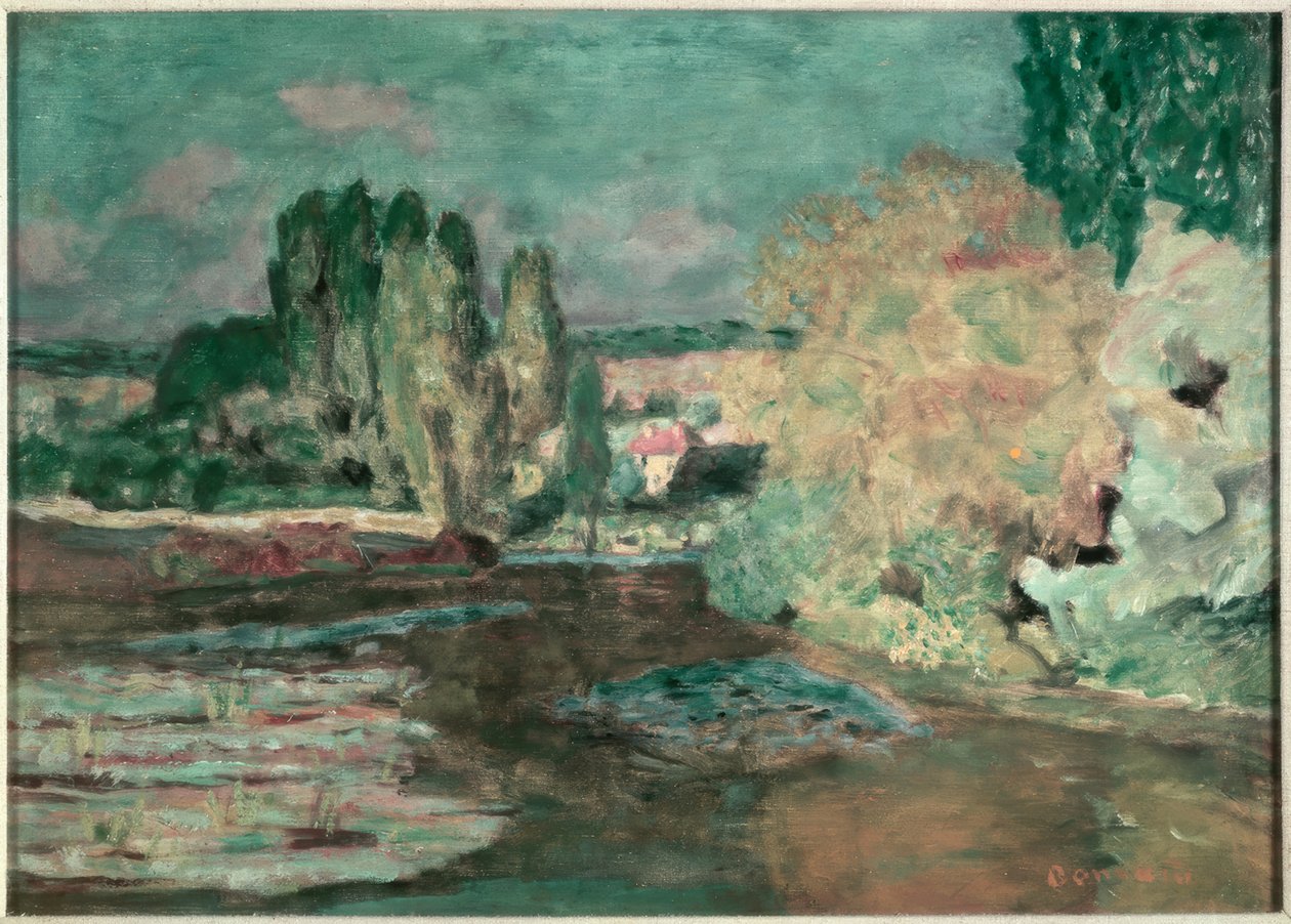 Pohled přes Seinu od Pierre Bonnard