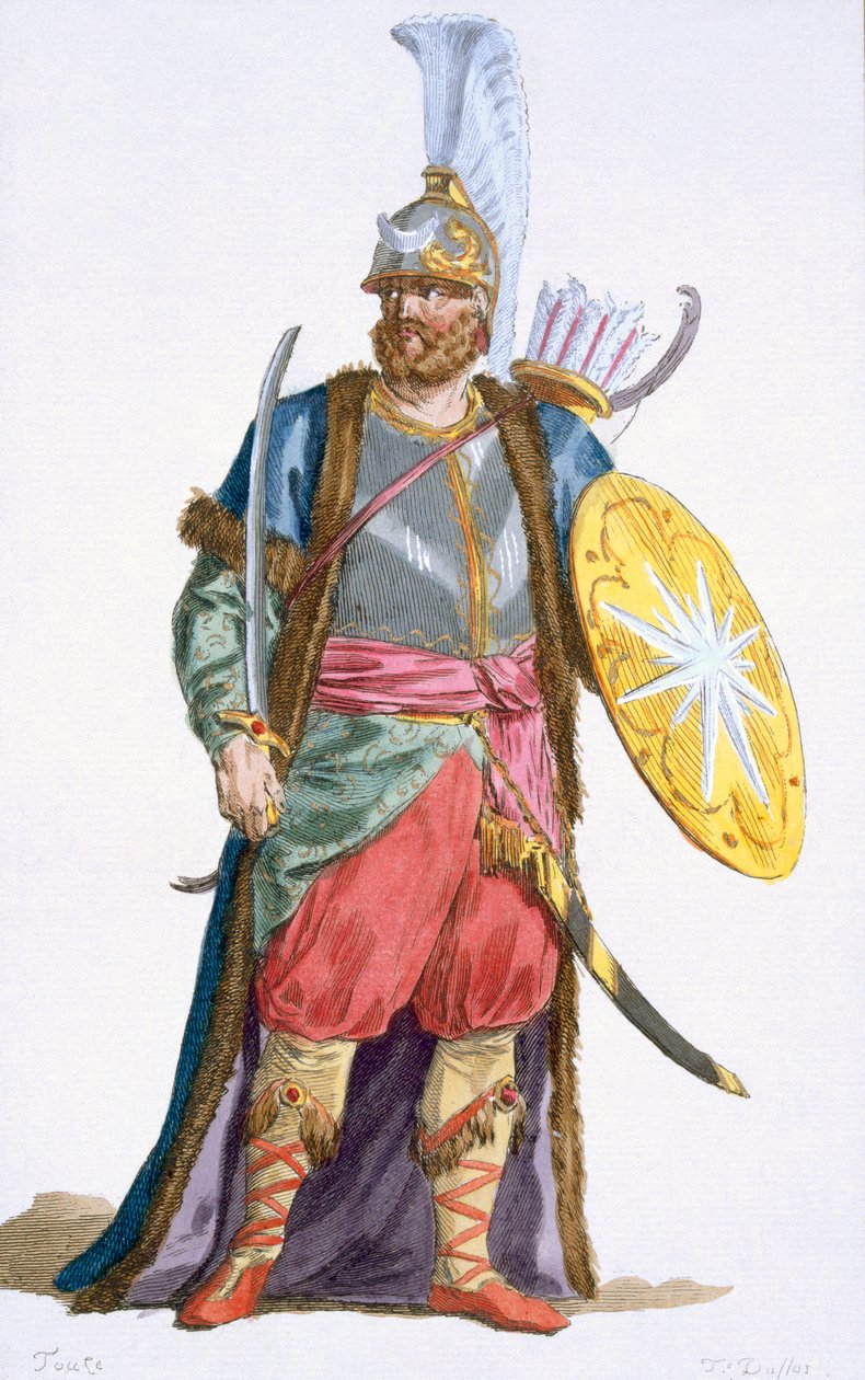Náčelník Saphis, 1780 od Pierre Duflos