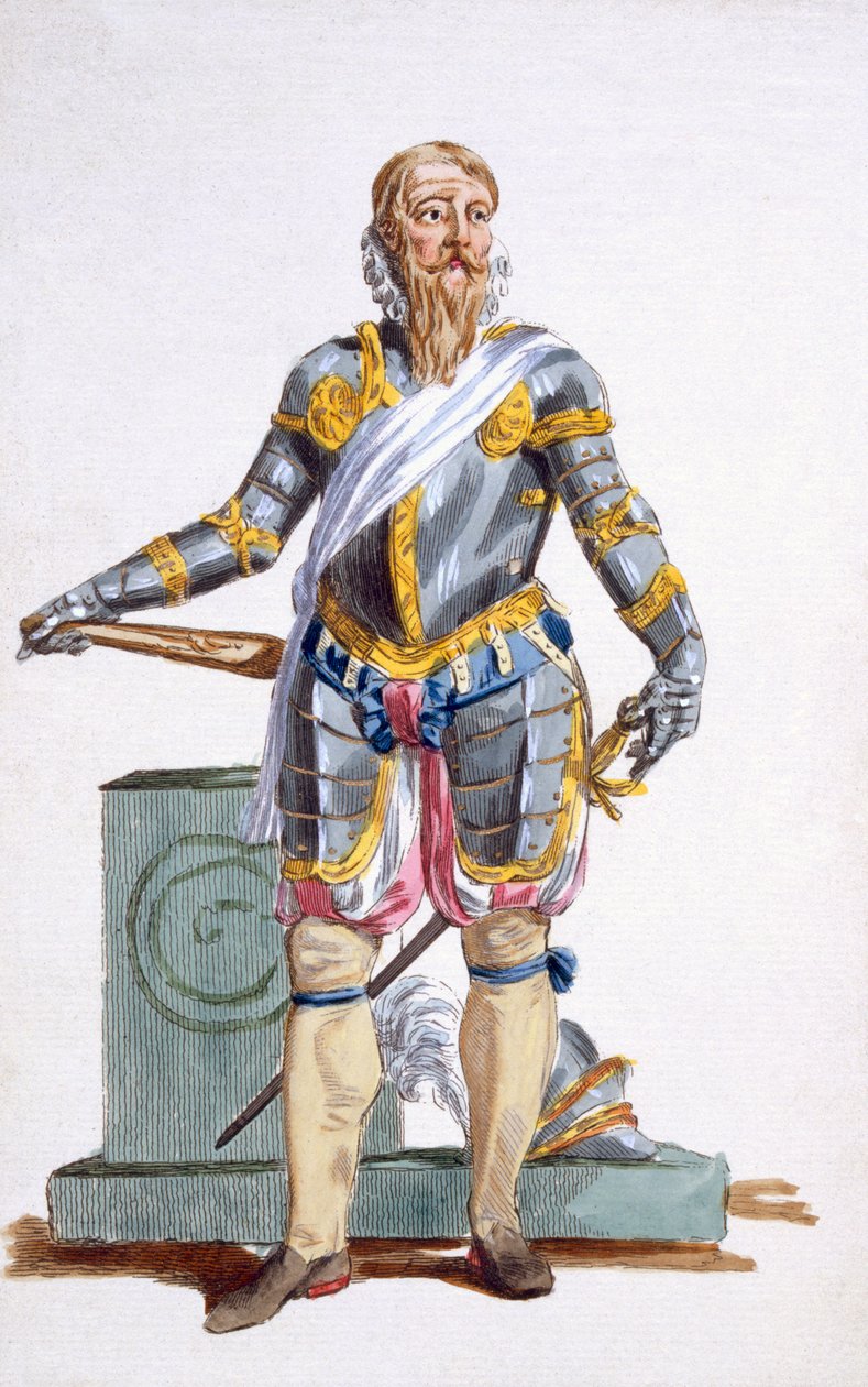 Daniel Laurenza, generál dánské armády, 1780 od Pierre Duflos