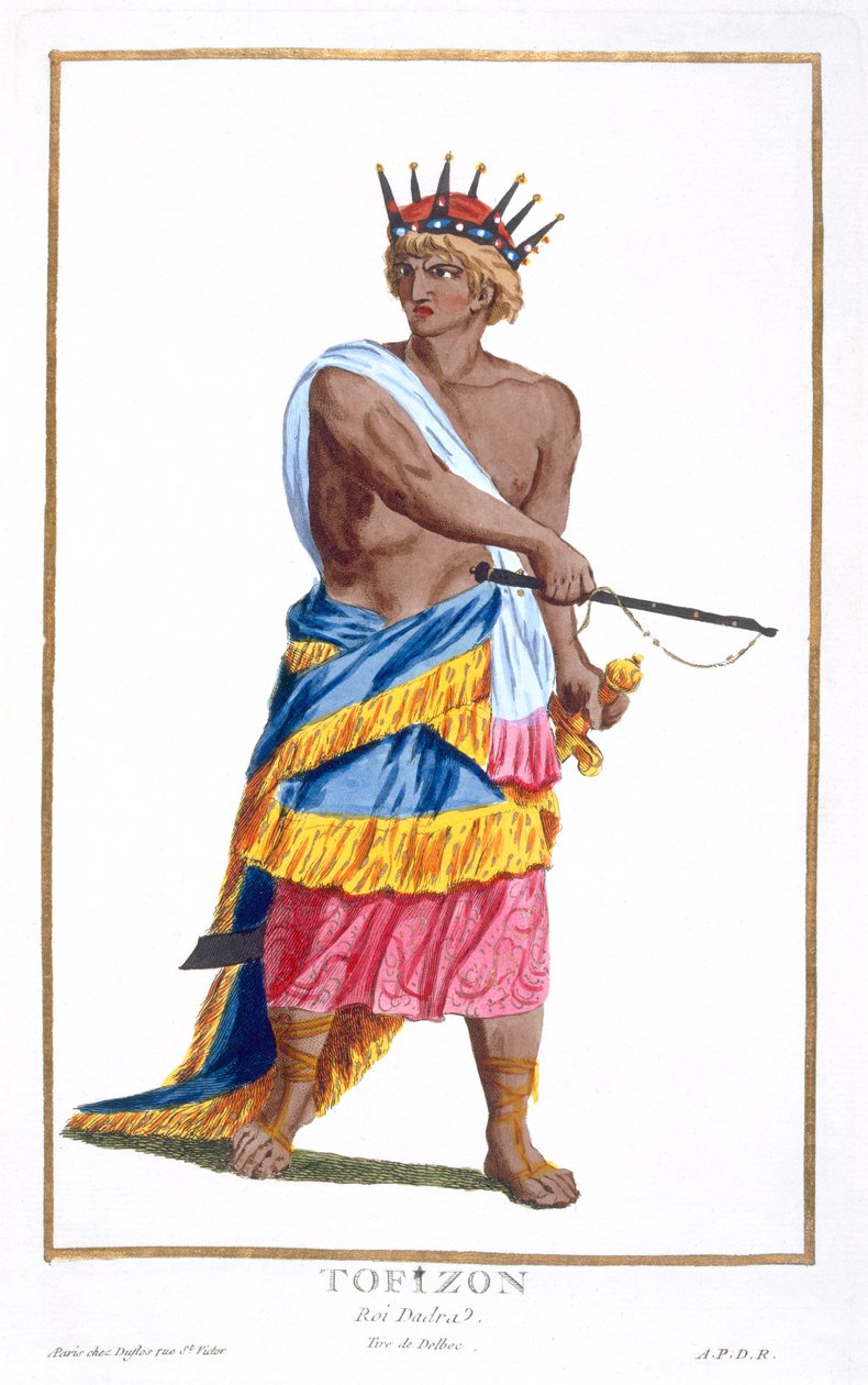 Král Tofizon z Dadra, 1780 od Pierre Duflos