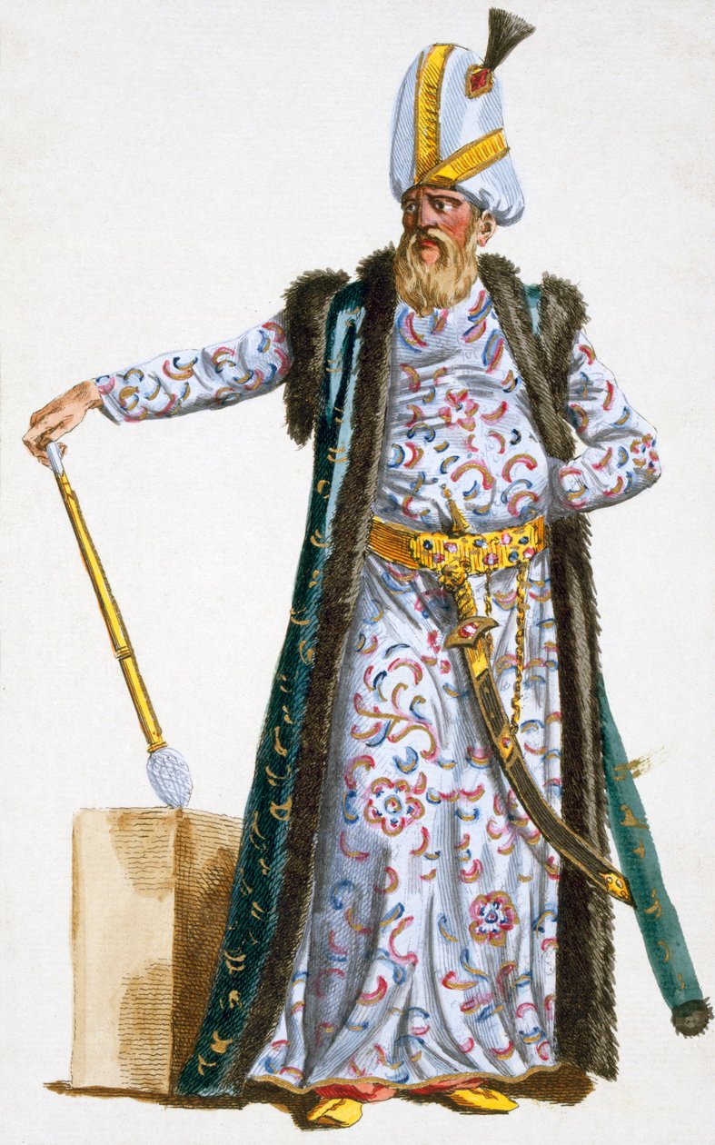 Velký vezír, 1780 od Pierre Duflos