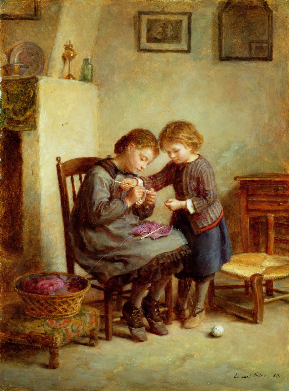 Pletařka od Pierre Edouard Frere