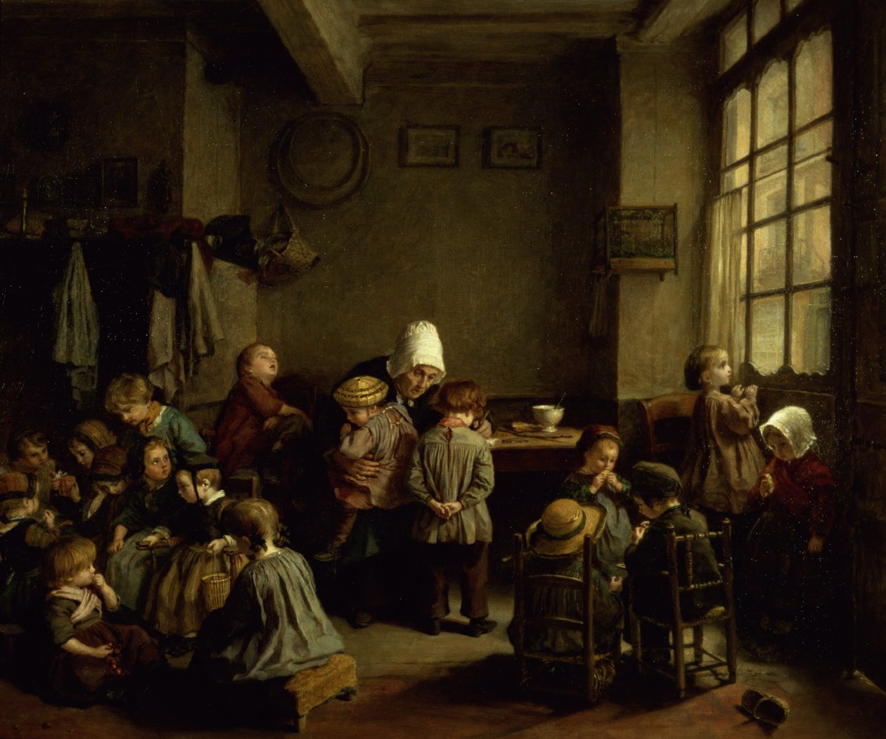 Mateřská škola od Pierre Edouard Frere