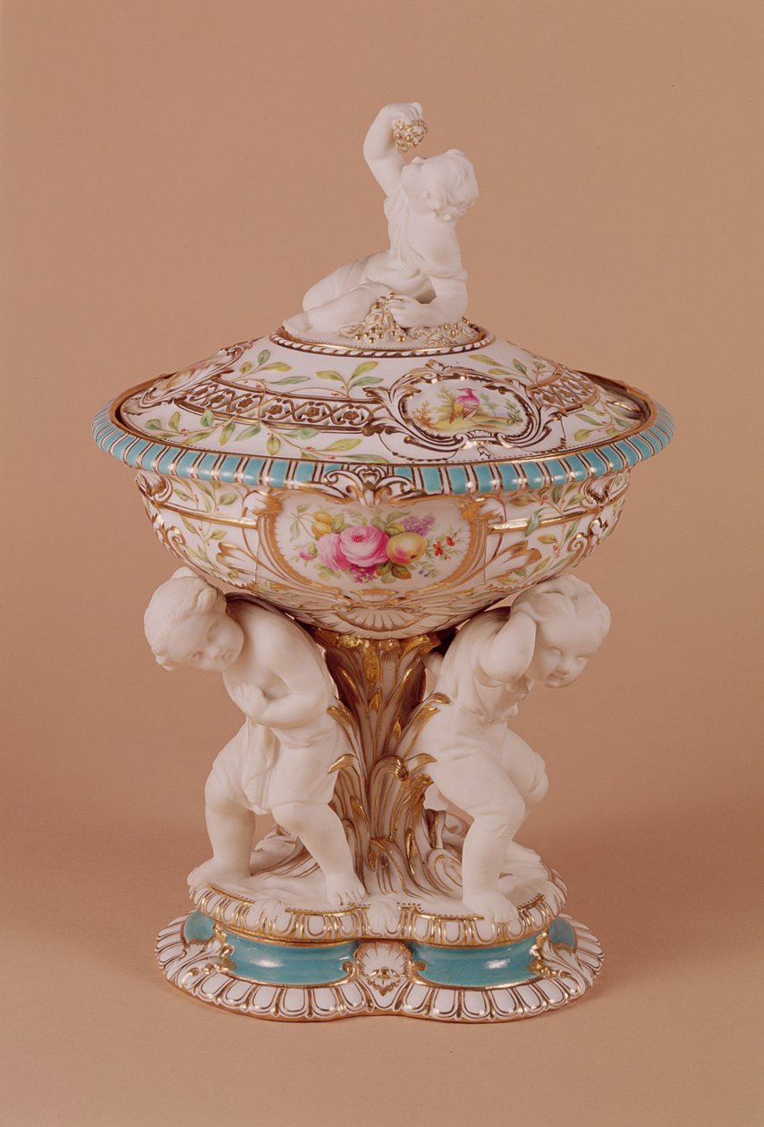 Váza Minton, cca 1854 (porcelán) od Pierre Emile Jeannest