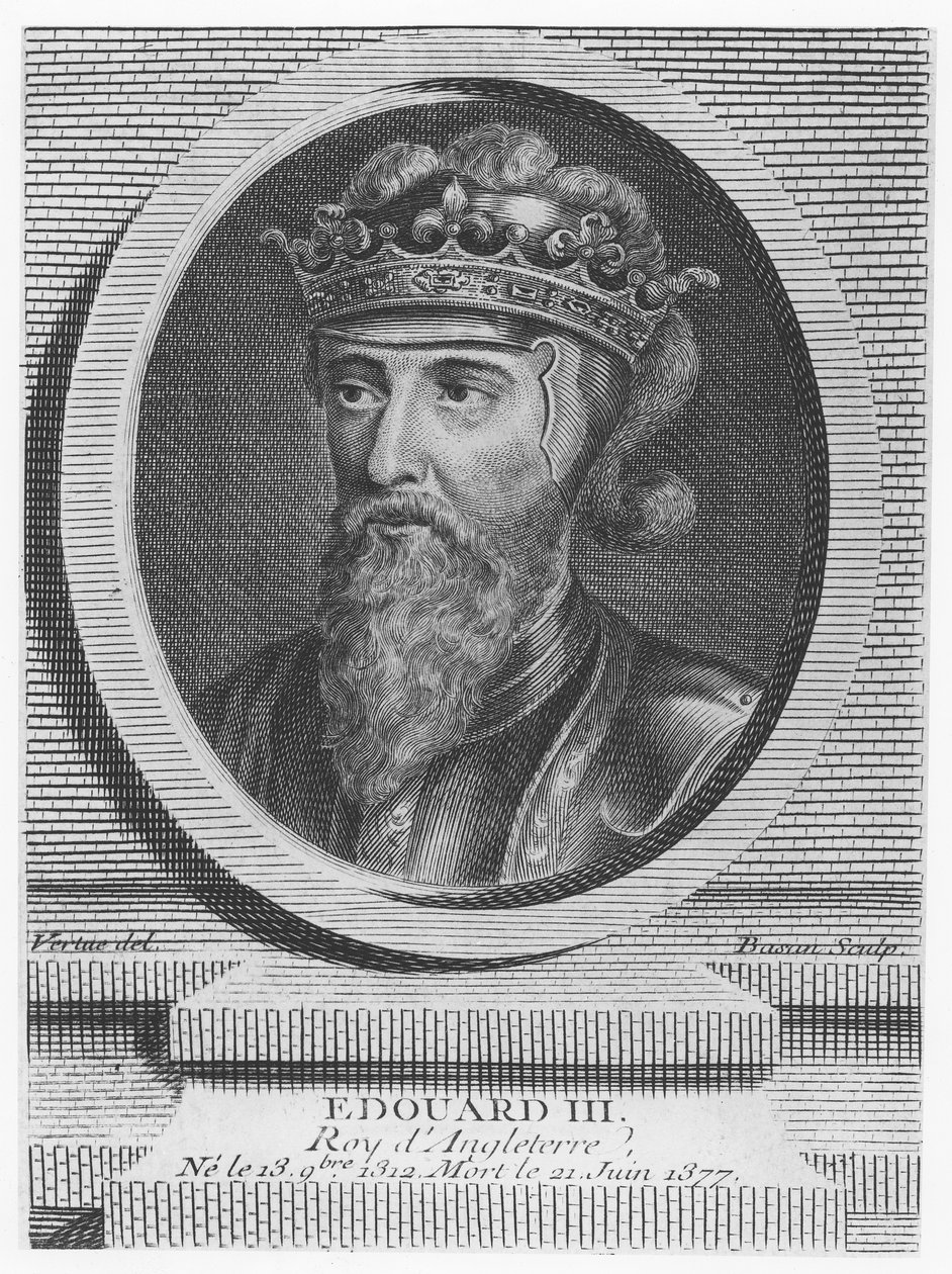 Edward III, král Anglie od Pierre François Basan