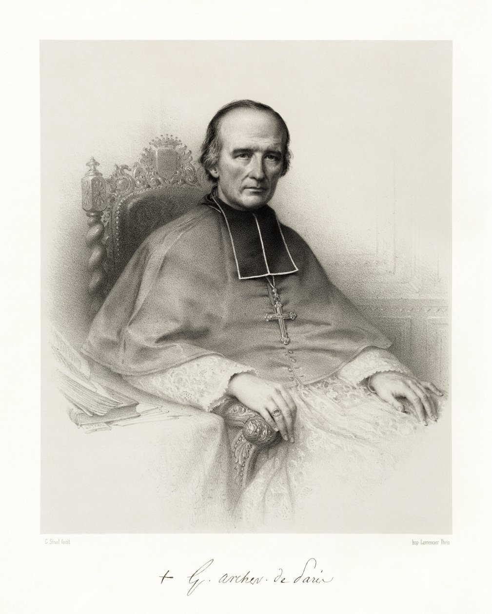 Georges Darboy, 1865-66 od Pierre Gustave Eugene Staal