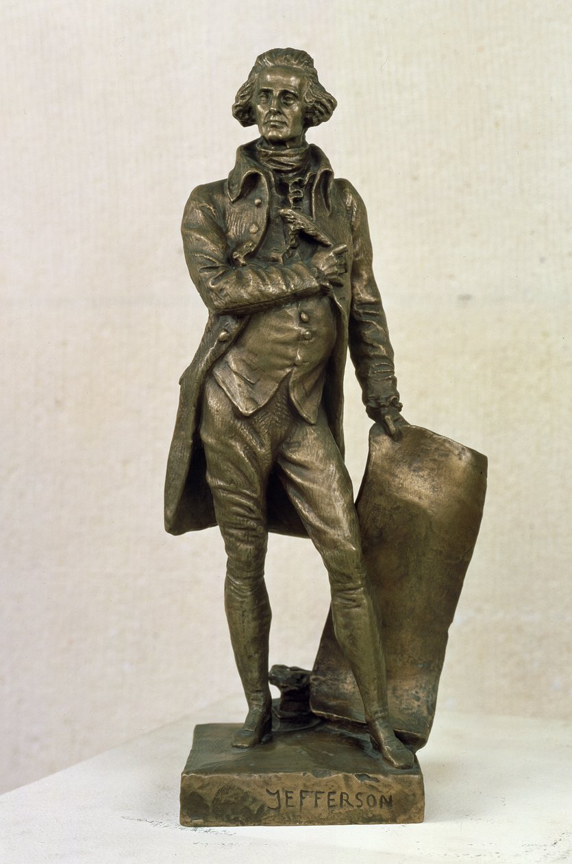 Thomas Jefferson (1743-1826) (bronz) od Pierre Jean David d