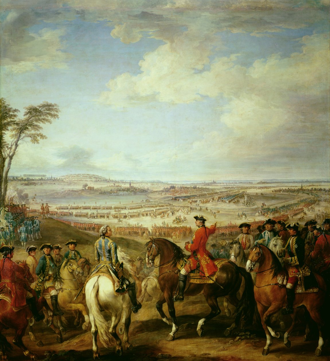 Bitva u Lawfeldu, 2. července 1747 od Pierre Lenfant