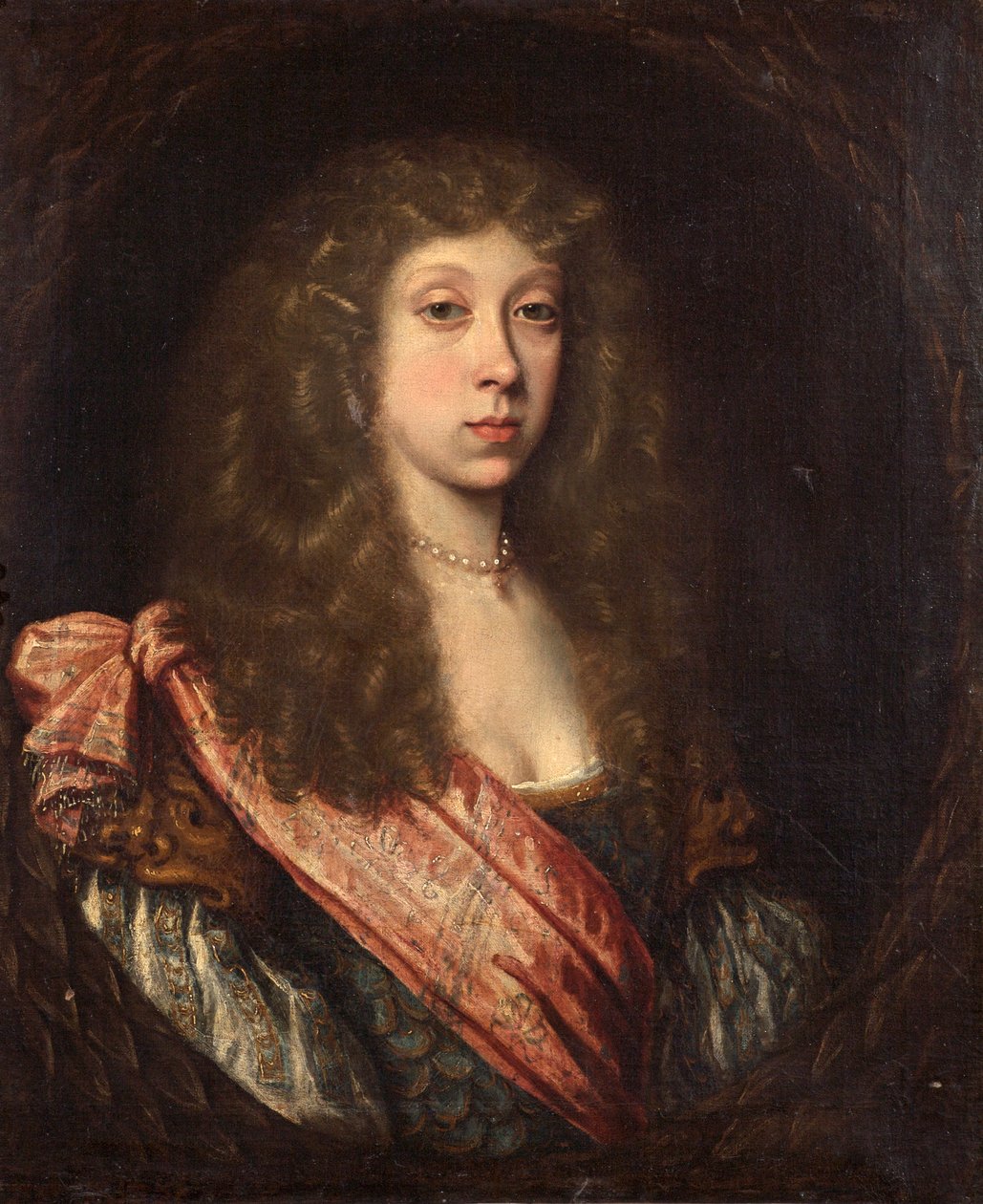 Neznámá dáma v kostýmu masky, kolem roku 1670 od Pierre Mignard