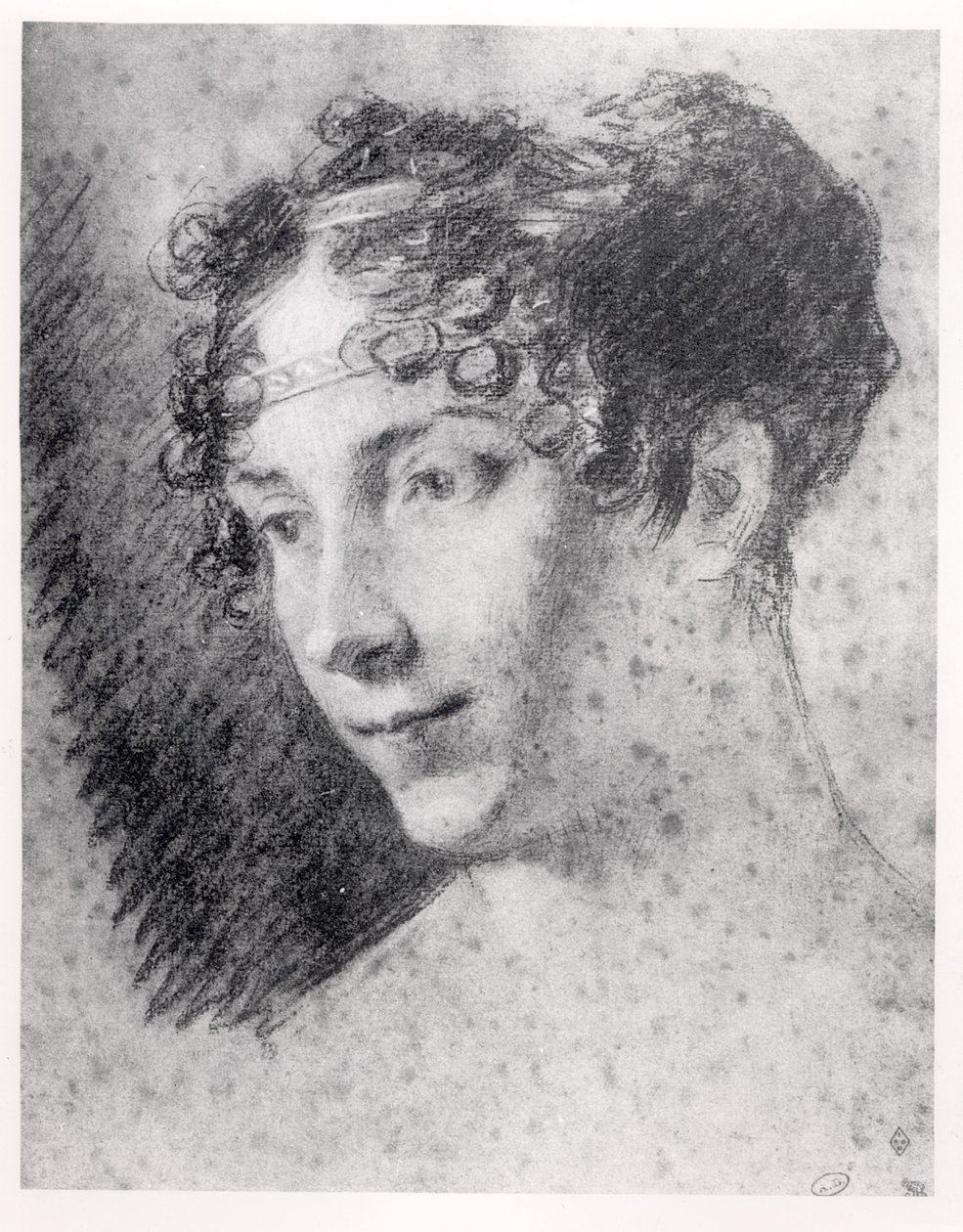 Císařovna Josefína (1763-1814) (uhel na papíře) od Pierre Paul Prudhon