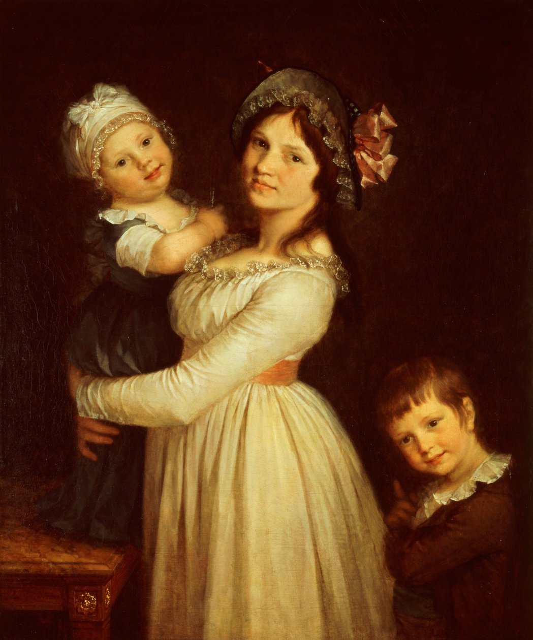 Rodinný portrét Madame Anthony a jejích dětí, 1785 od Pierre Paul Prudhon