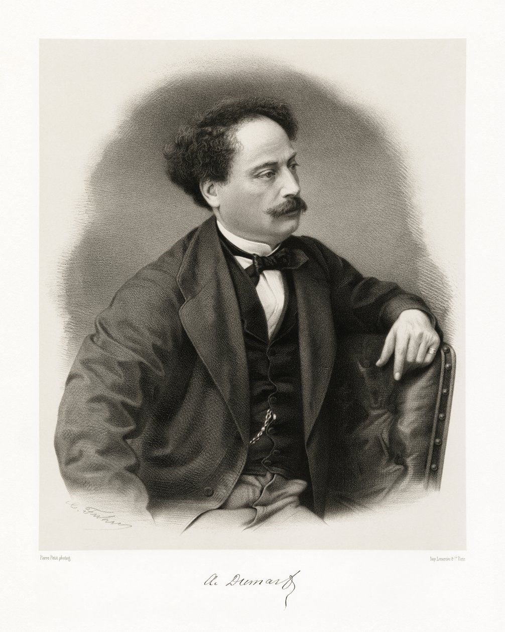 Alexandre Dumas, 1865-66 od Pierre Petit