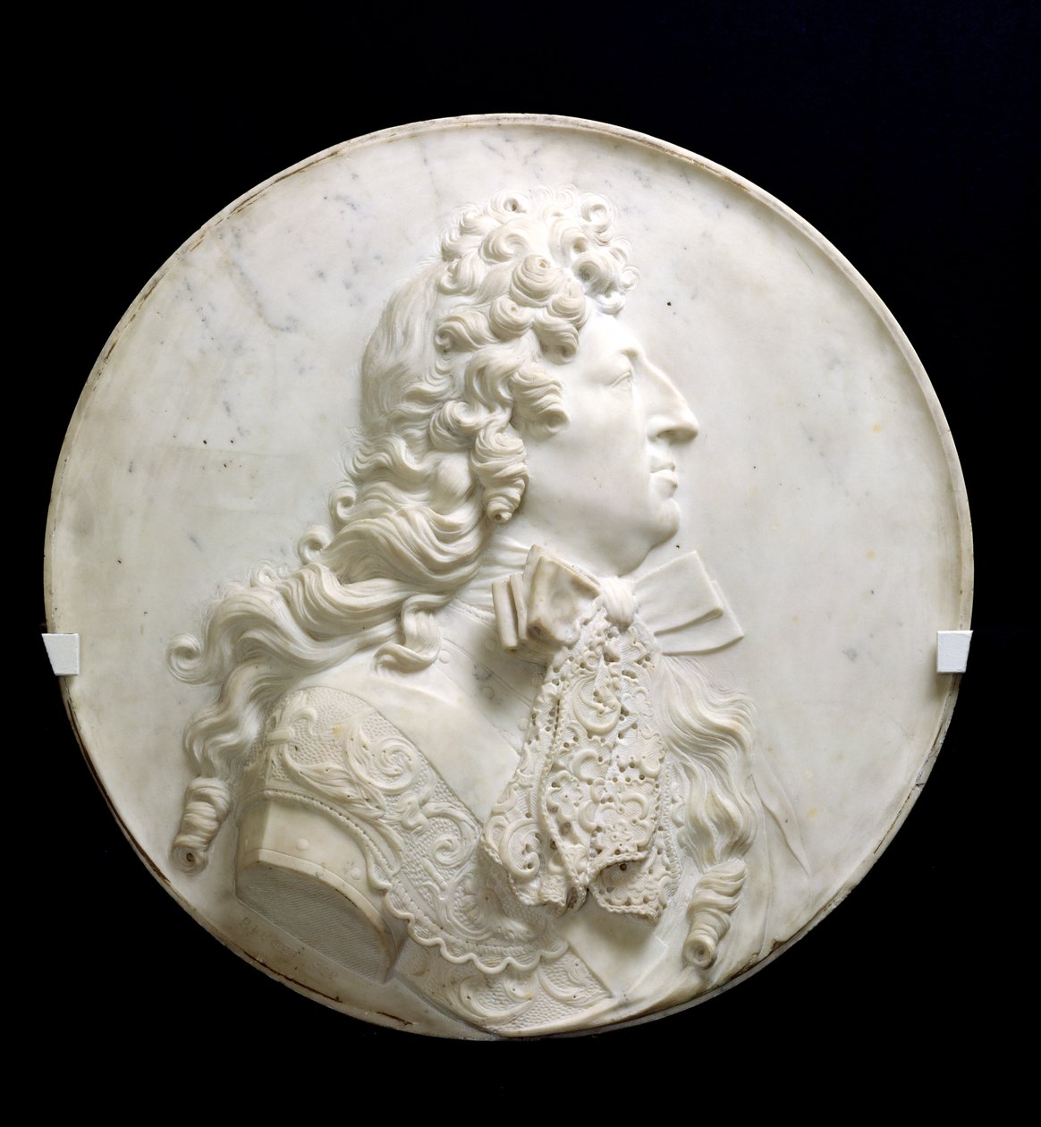 Portrétní medailon Ludvíka XIV (1638-1715), cca 1685 (mramor) od Pierre Puget